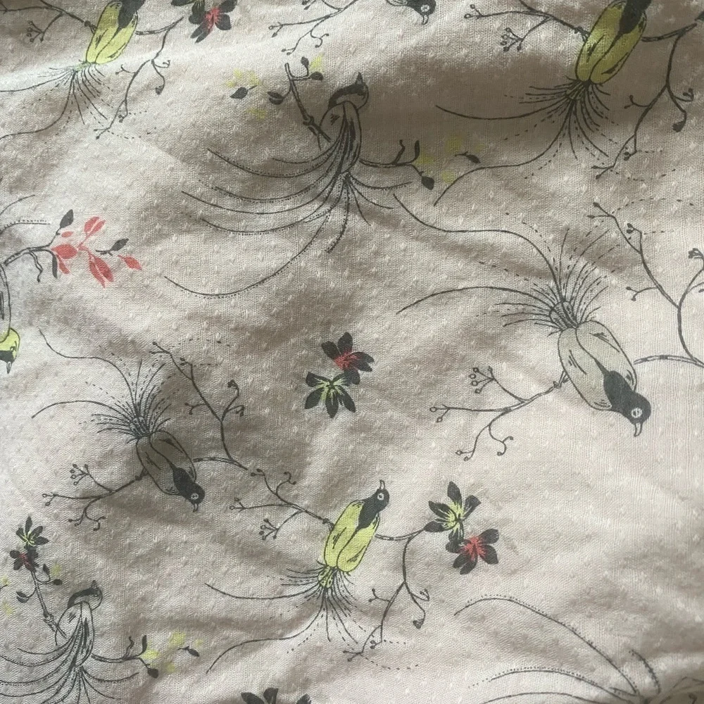 Baby‎ Gap size 2t floral bird 100% cotton top